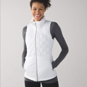 lululemon Down for a Run Vest w/reflectivity